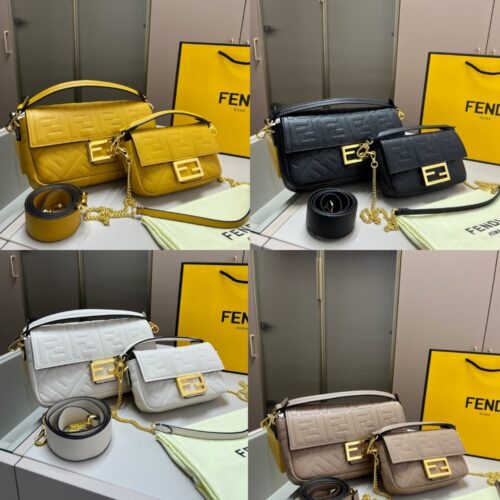fendi baguette chain midi leather bag beige with ff motif 24cm xctvo.jpg