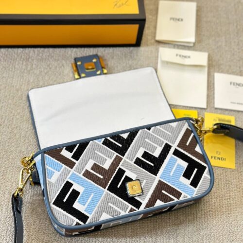 fendi baguette ff embroidered shoulder bag multicolor 26cm vj67n.jpeg