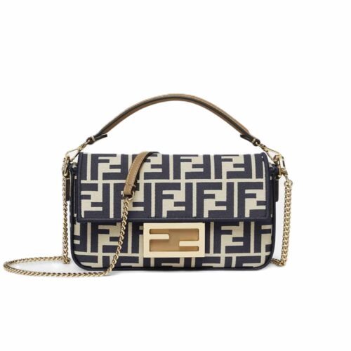 fendi baguette mini ff jacquard fabric bag black 21cm 7f4dz.jpg