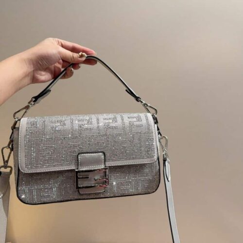 fendi baguette silver crystal trim 25cm b9whz.jpg
