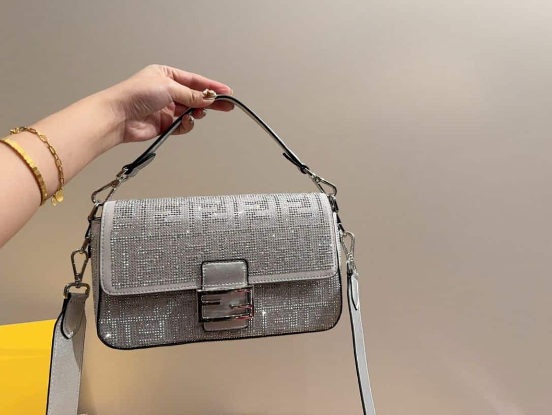 fendi baguette silver crystal trim 25cm b9whz.jpg