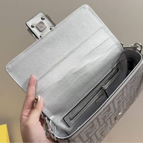 fendi baguette silver crystal trim 25cm btemb.jpg
