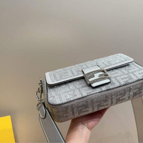 fendi baguette silver crystal trim 25cm zpjjk.jpg