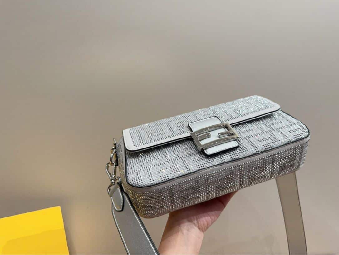 fendi baguette silver crystal trim 25cm zpjjk.jpg