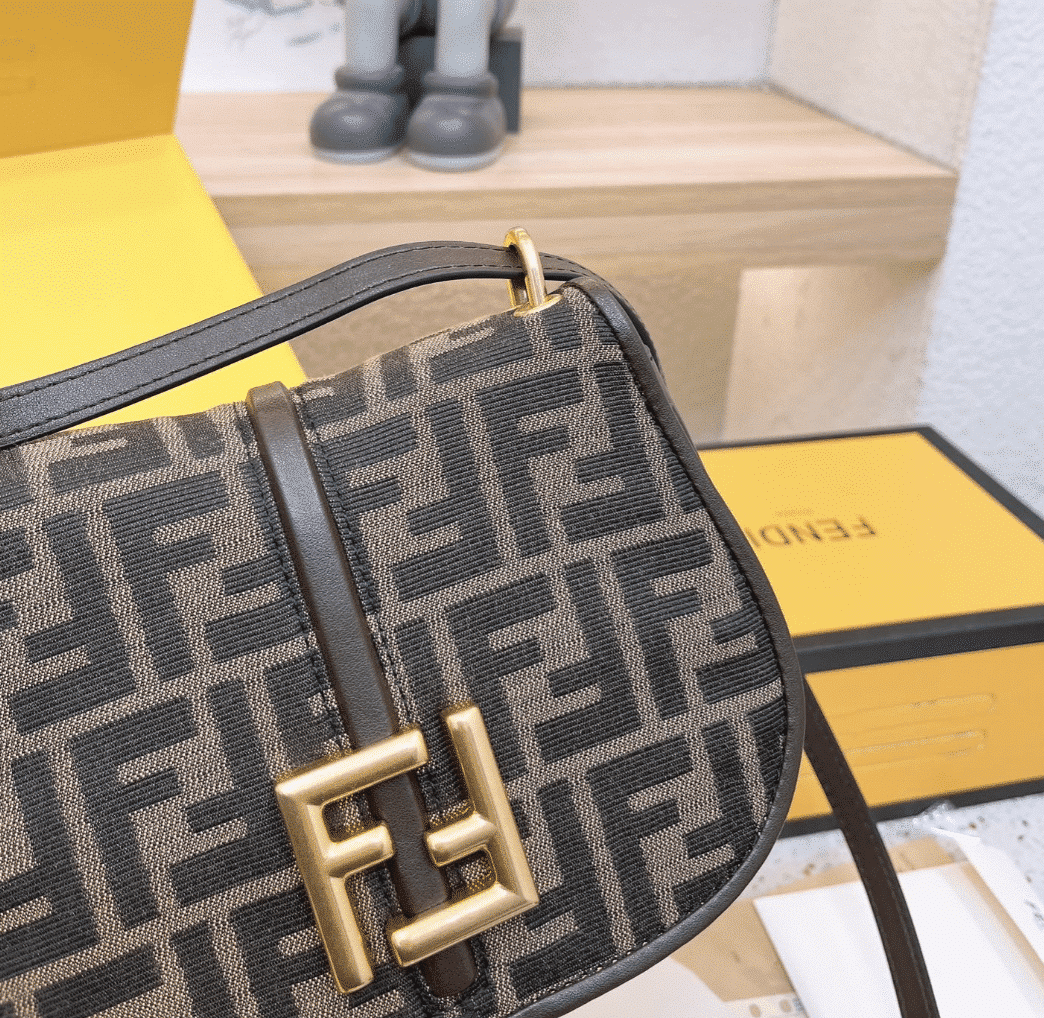 fendi cmon small brown ff jacquard fabric bag 20cm 8bs082aq08f1mje hu10s.png