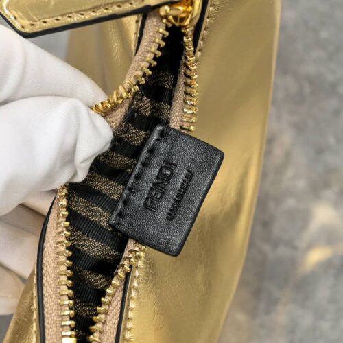 fendi fendigraphy nano mini leather mini bag metallic gold 16cm ocpwz.jpg