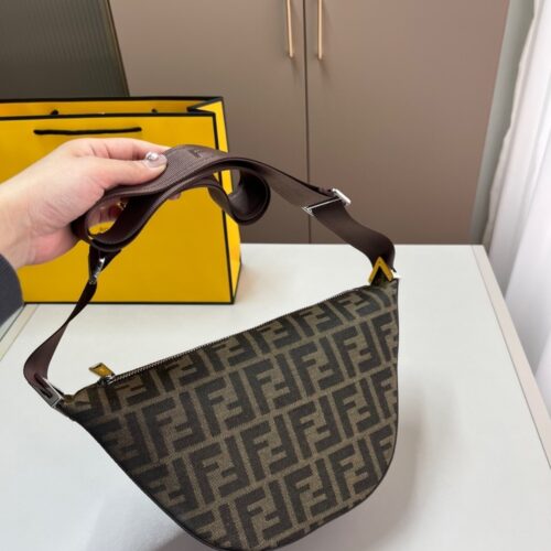 fendi ff jacquard melon small brown 24cm 7va635asiqf19kw wubdf.jpg