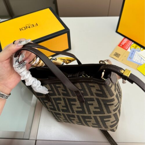 fendi mini roll ff jacquard mini bag brown 18cm fj7lr.jpg