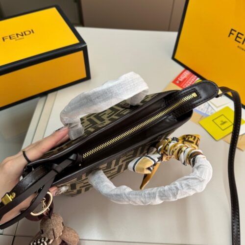 fendi mini roll ff jacquard mini bag brown 18cm sybt0.jpg