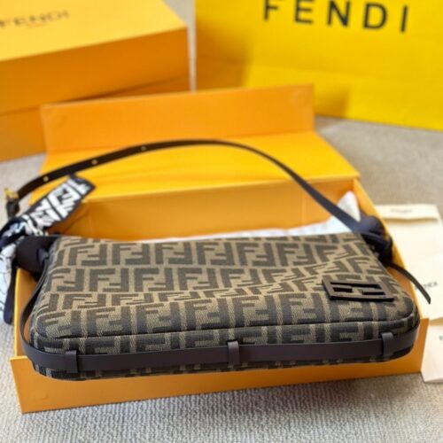 fendi simply fendi medium brown ff jacquard fabric bag 25cm 8br829afpmf1gl7 hjbcb.jpg