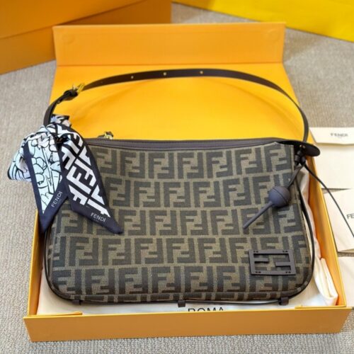 fendi simply fendi medium brown ff jacquard fabric bag 25cm 8br829afpmf1gl7 sfio8.jpg