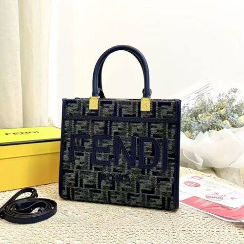 fendi sunshine small ff chenille shopper dark blue 26cm 8bh394asu0f1pqk krztf.jpg