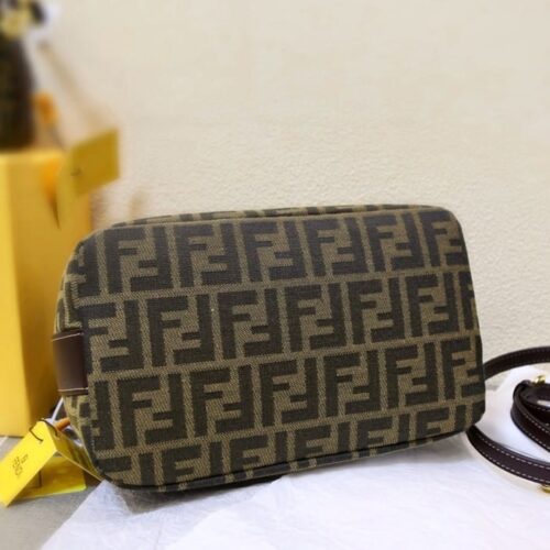 fendi zucca jacquard mini pouch bag brown 27cm cuasl.jpg
