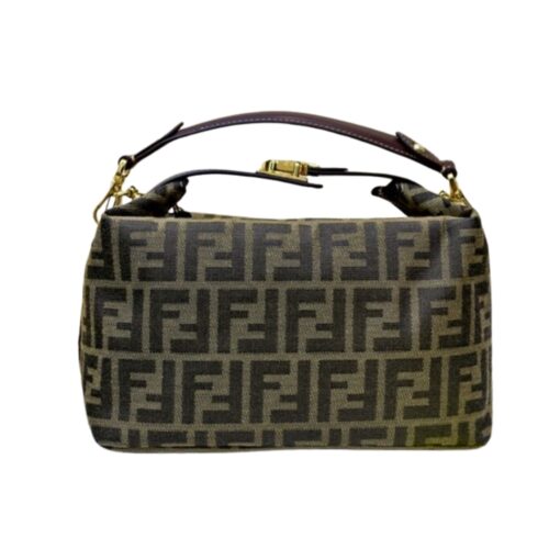 fendi zucca jacquard mini pouch bag brown 27cm rebmo.jpg