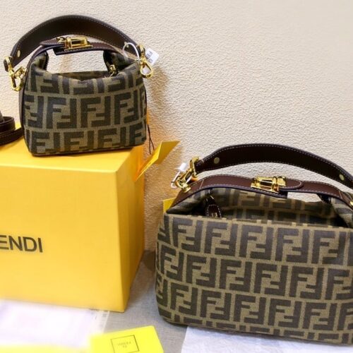 fendi zucca jacquard mini pouch bag brown 27cm wzer6.jpg