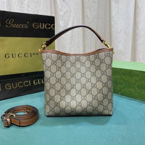 gucci gg emblem mini bucket bag beige and dark brown 21cm 815118 fad6l 9758 sohkp.jpg