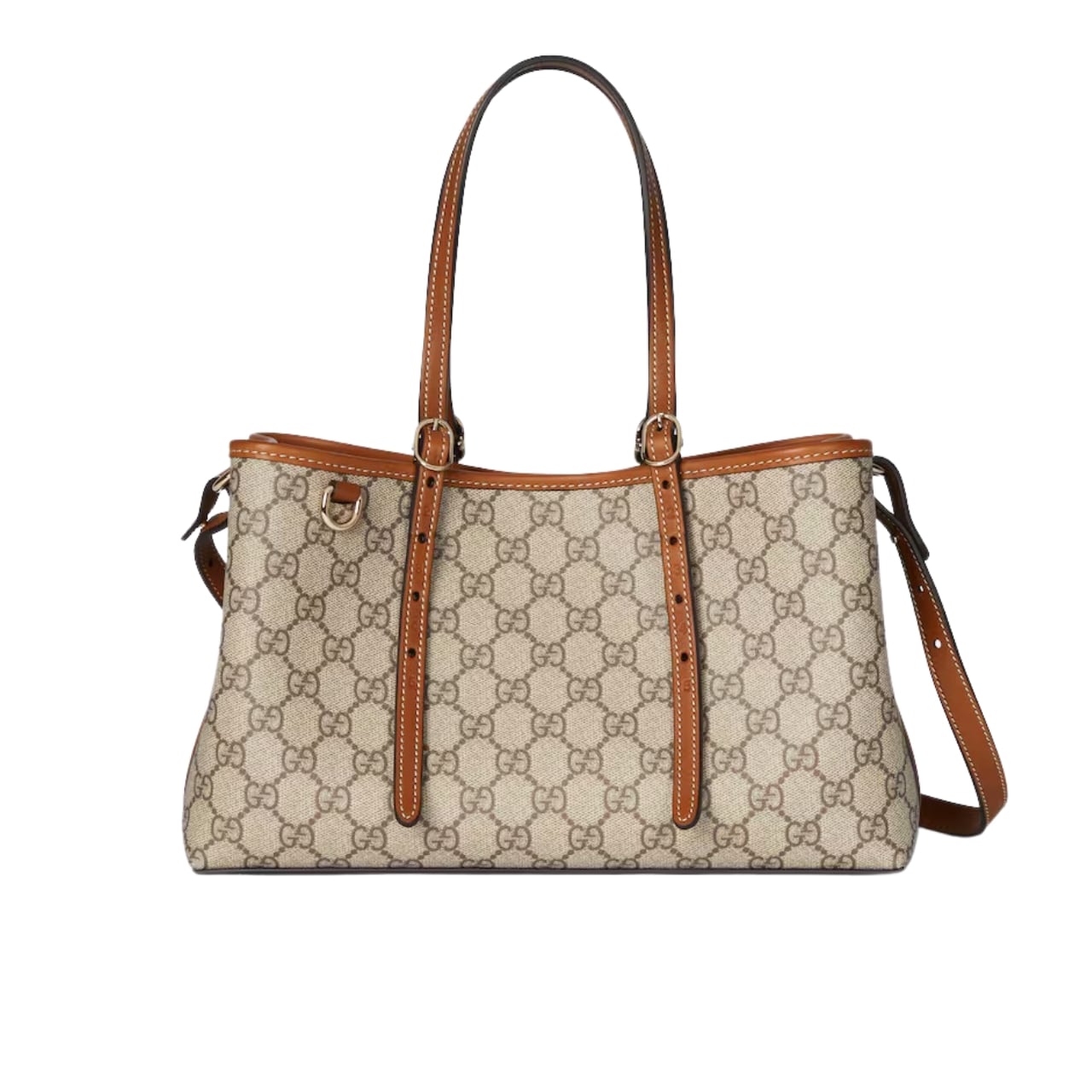 gucci gg emblem small tote bag beige and dark brown 31cm rdsaz.jpg
