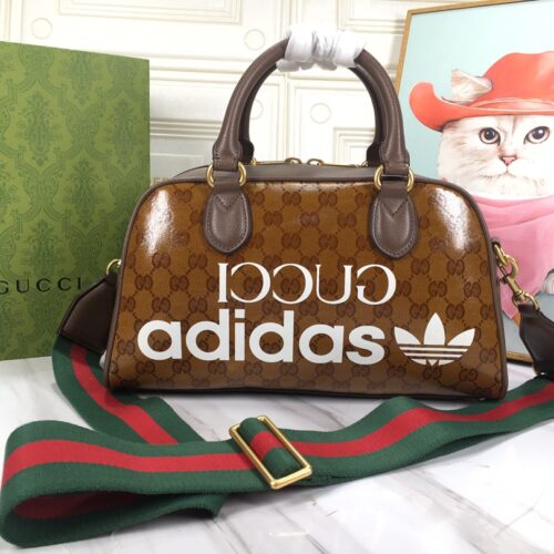 gucci x adidas mini duffle bag brown 315cm 702397 uvsft 7268 4kbuk.jpeg