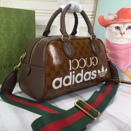 gucci x adidas mini duffle bag brown 315cm 702397 uvsft 7268 xxxaa.jpeg