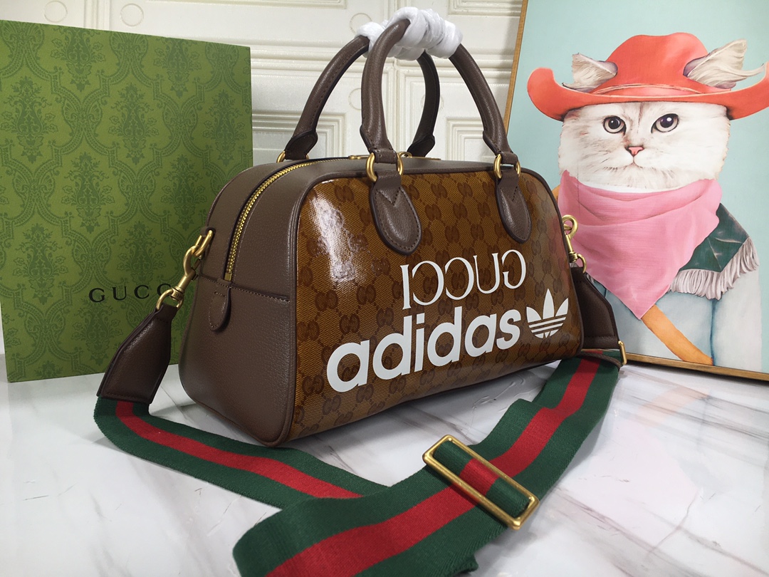 gucci x adidas mini duffle bag brown 315cm 702397 uvsft 7268 xxxaa.jpeg