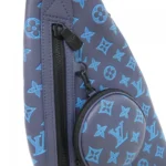 Duo Sling Bag M46562 Monogram Shadow Blue Shoulder Bag 3 Duo Sling Bag M46562 Monogram Shadow Blue Shoulder Bag 3