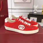 Gucci G74 'Interlocking G Bordeaux Suede' 2
