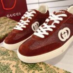 Gucci Interlocking Red White Suede 1 Gucci Interlocking Red White Suede 1