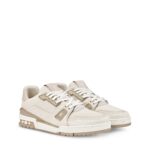 Trainer Sneaker Beige Nanogram denim 2