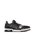 Trainer Sneaker Black Denim Monogram Trainer Sneaker Black Denim Monogram