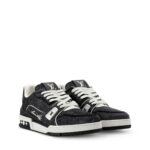 Trainer Sneaker Black Denim Monogram 2 Trainer Sneaker Black Denim Monogram 2
