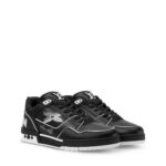 Trainer Sneaker Black Monogram Flower 2