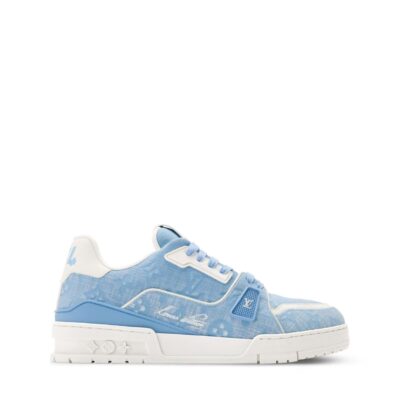 Trainer Sneaker Blue Canvas