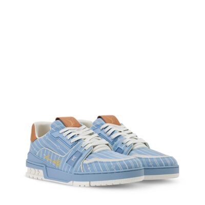 Trainer Sneaker Blue Jacquard