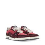 Trainer Sneaker Bordeaux Red Nubuck calf leather 2