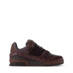 Trainer Sneaker Brown Plain calf leather