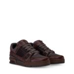 Trainer Sneaker Brown Plain calf leather 2