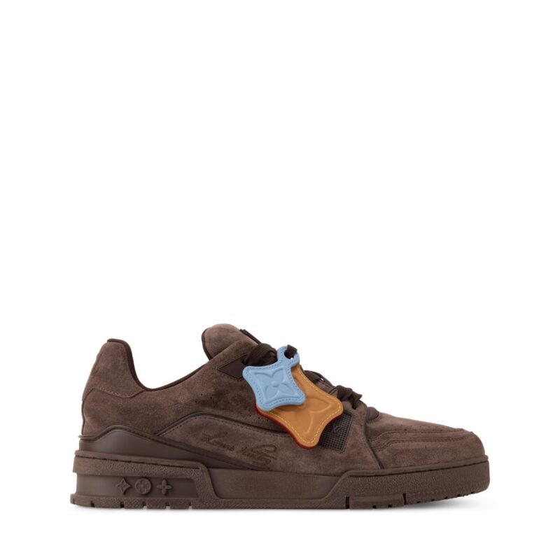 Trainer Sneaker Brown Vintage effect suede 2