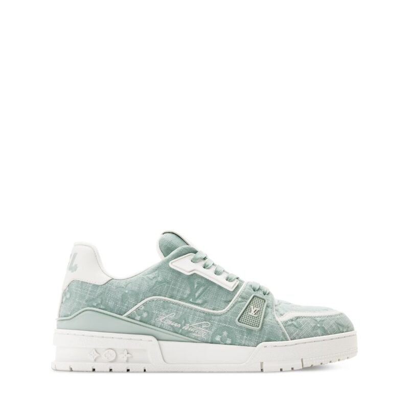 Trainer Sneaker Green Canvas
