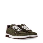 Trainer Sneaker Green Monogram Flower 2