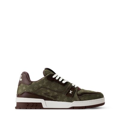 Trainer Sneaker Green Monogram Flower