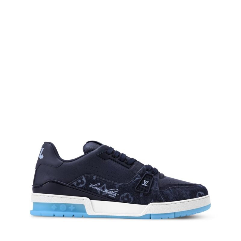 Trainer Sneaker Indigo Blue Monogram Surplus denim
