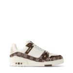 Trainer Sneaker Moka Brown denim 1