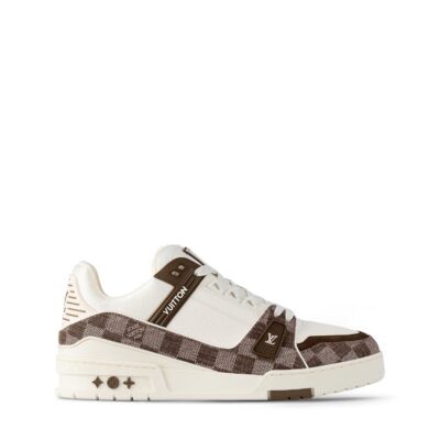 Trainer Sneaker Moka Brown denim 1