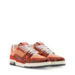 Trainer Sneaker Orange Nubuck calf leather 2