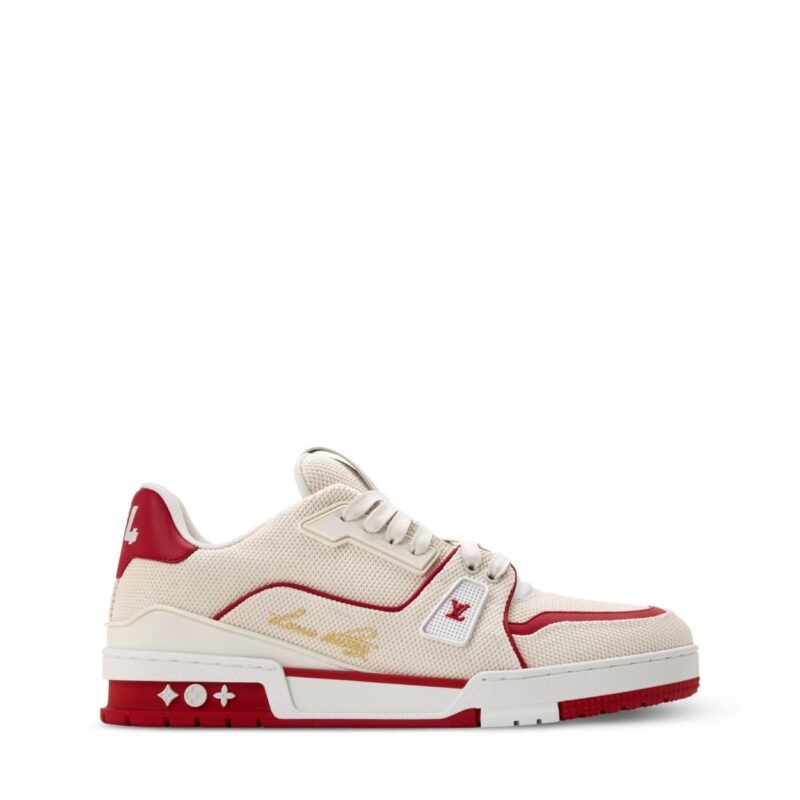 Trainer Sneaker Red Canvas