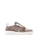 Trainer Sneaker Taupe Brown Canvas Trainer Sneaker Taupe Brown Canvas