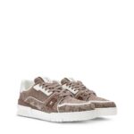 Trainer Sneaker Taupe Brown Canvas 2 Trainer Sneaker Taupe Brown Canvas 2