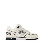 Trainer Sneaker White Black Monogram Flower