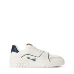 Trainer Sneaker White Blue Monogram canvas
