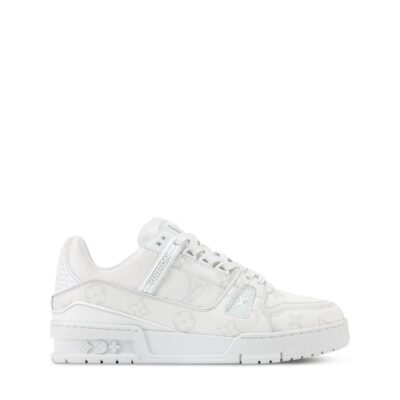 Trainer Sneaker White Canvas Monogram 1